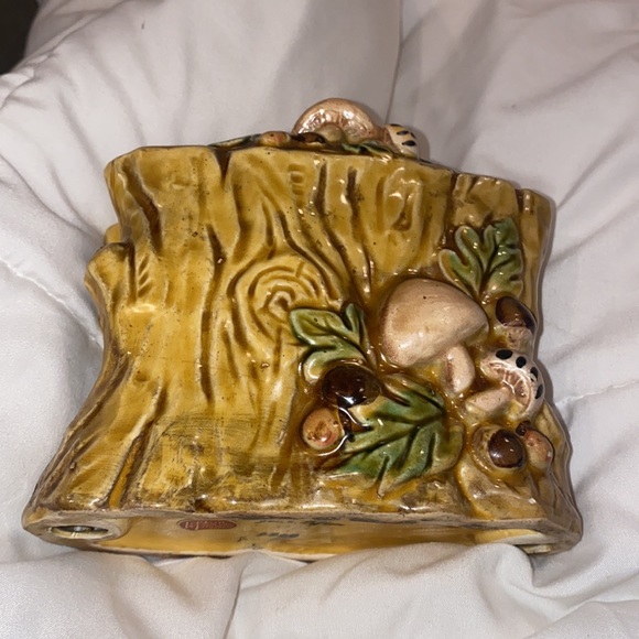 Vintage LEFTON mushroom pitcher & bowl & napkin holder.All beautiful & excellent - Picture 10 of 11